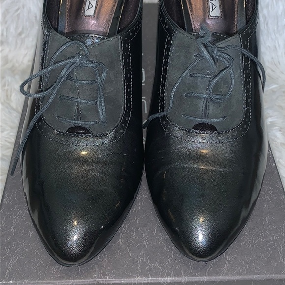 🎉HP🎉 Via Spiga heeled patent Oxford shoes sz 9 - Picture 8 of 11